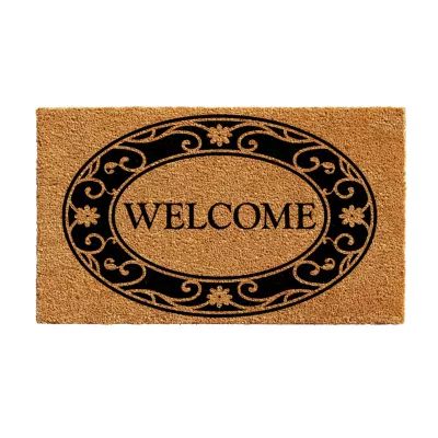 Calloway Mills Plantation Welcome Outdoor Rectangular Doormat