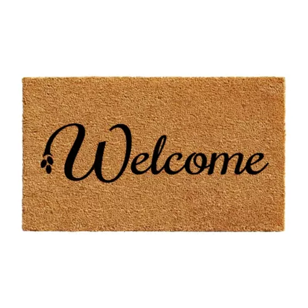 Calloway Mills Welcome Outdoor Rectangular Doormat