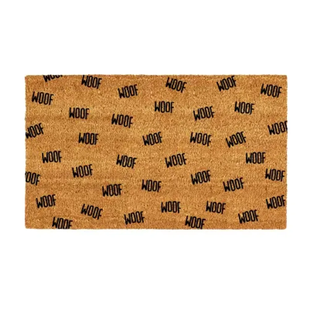 Calloway Mills Lots Of Woof Outdoor Rectangular Doormat