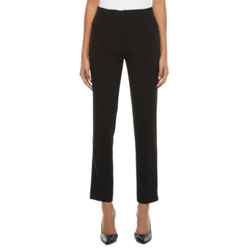 by&by Juniors Womens Straight Fit Cropped Suit Pants