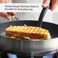 KitchenAid 3-Ply Stainless Steel 10.25" Grill Pan