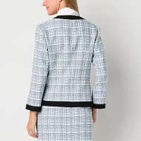 Black Label by Evan-Picone Womens Classic Fit Suit Jacket