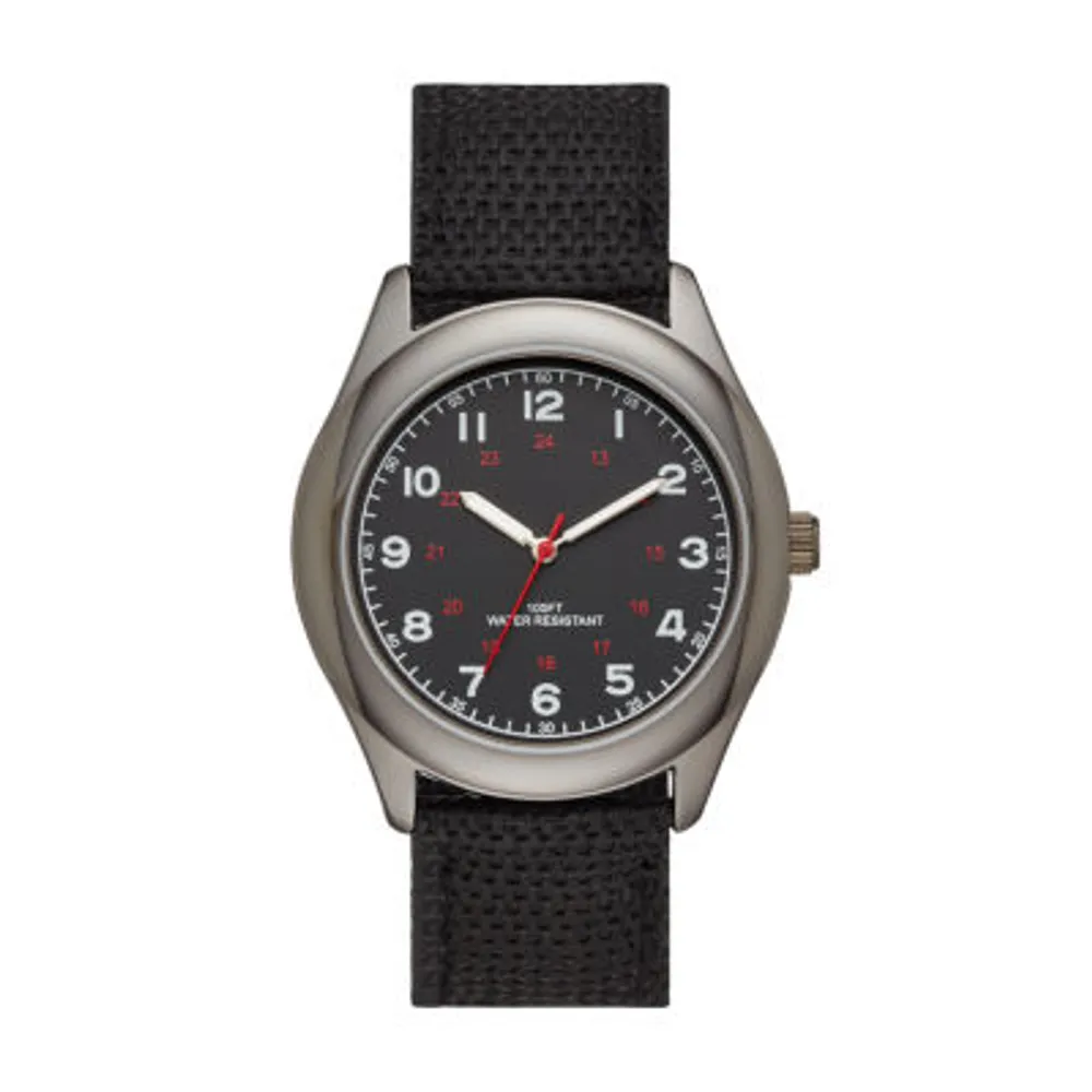 Mens Black Strap Watch Fmdjo127