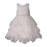 Bonnie Jean Big Kid Girls Sleeveless Flower Girl Fit + Flare Dress