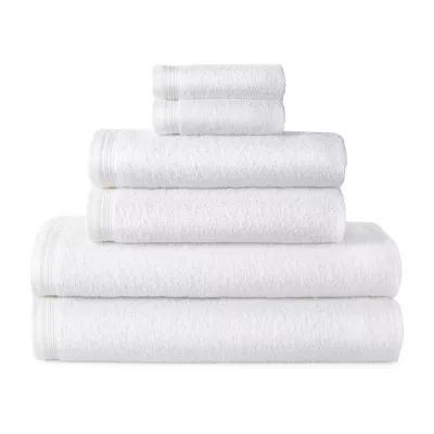 Home Expressions Solid & Stripe Bath Towel