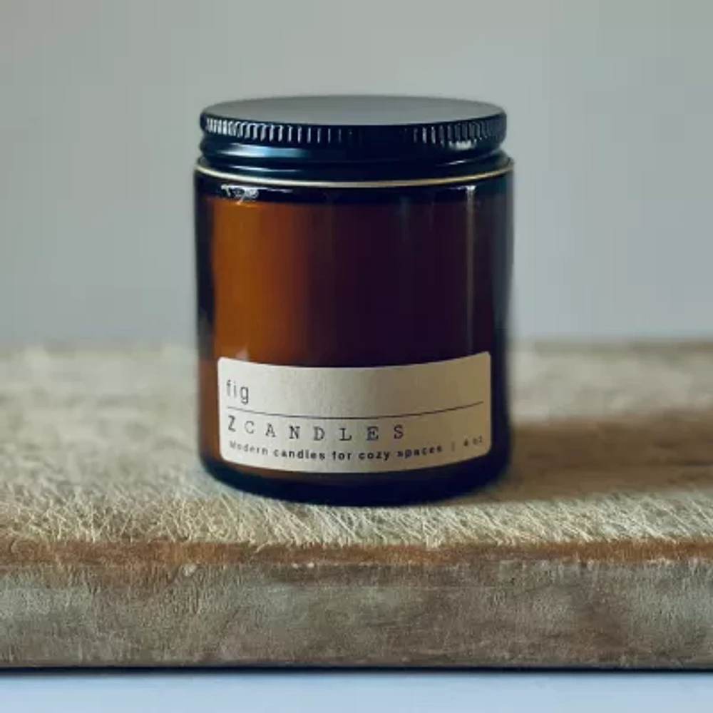 Z CANDLES 8 Oz Fig Single Wick Scented Jar Candle