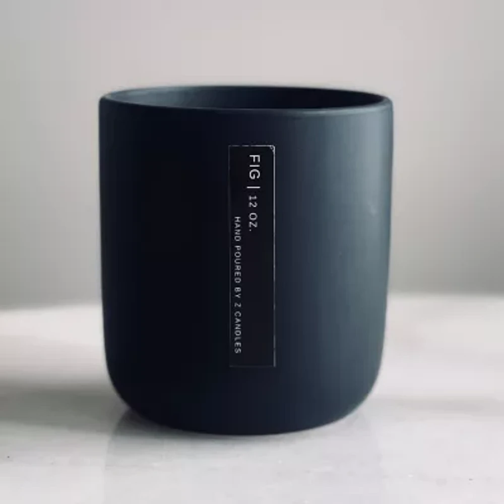 Z CANDLES 12 Oz Fig 2-Wick Scented Jar Candle
