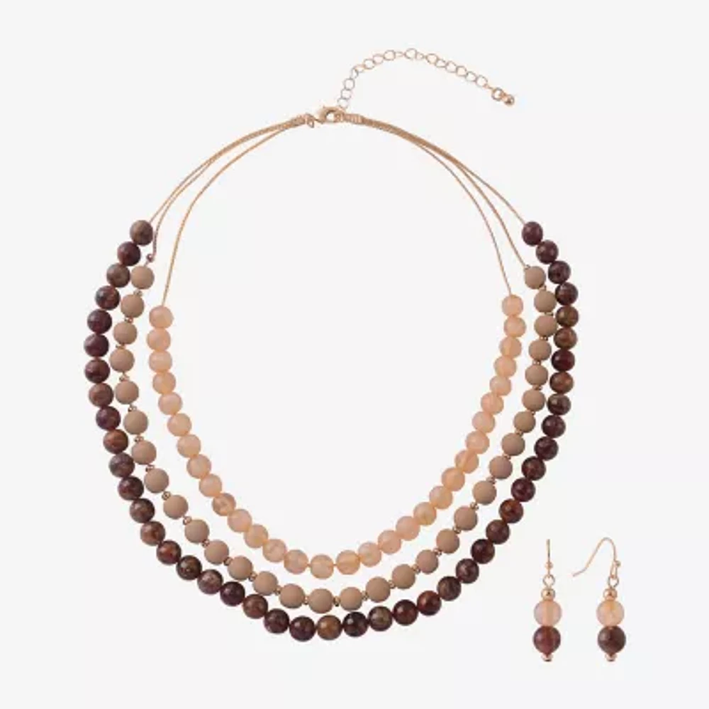 Mixit Gold Tone Womens 2-pc. Jewelry Set