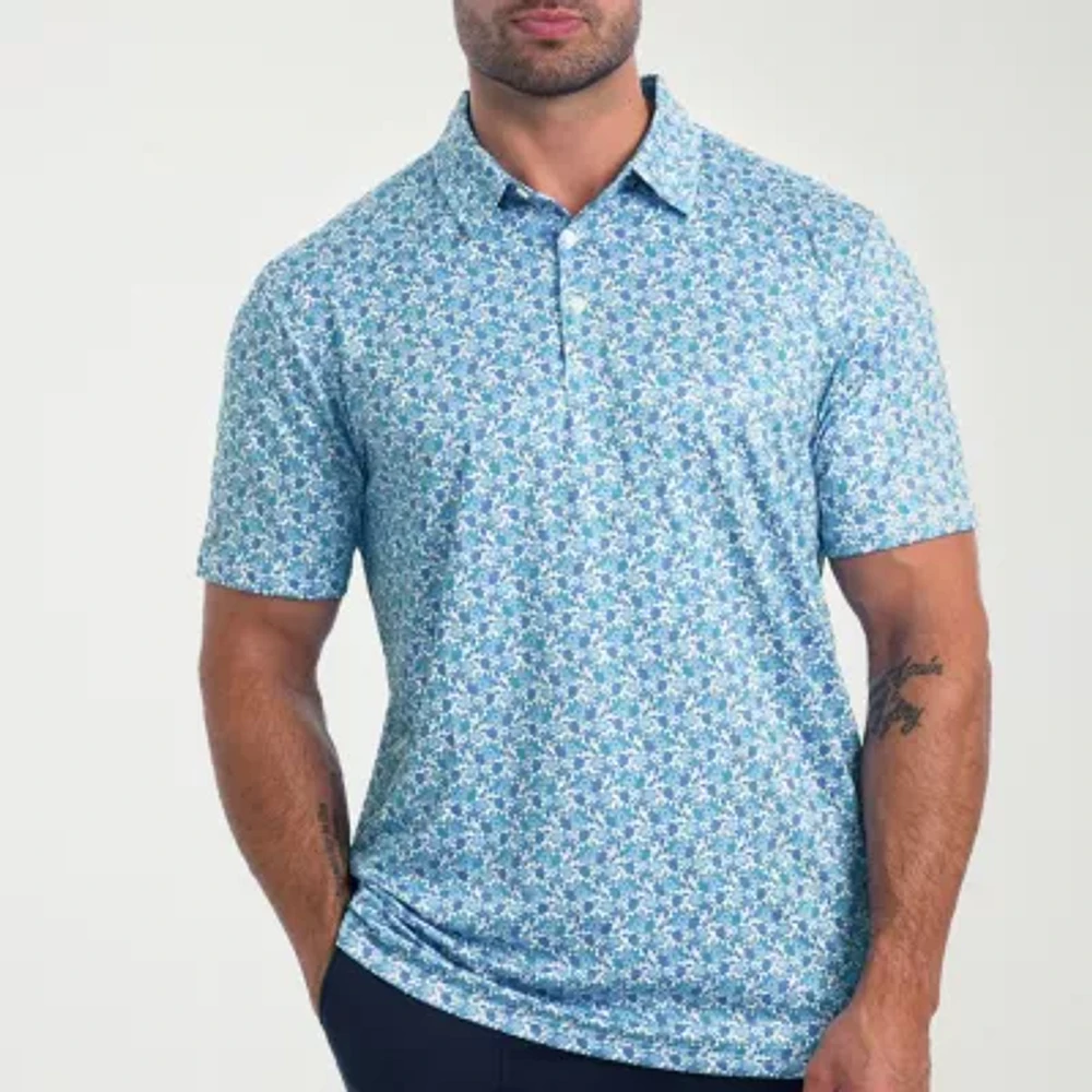 Antigua Barbados Mens Regular Fit Short Sleeve Polo Shirt