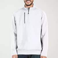 Antigua Generation Mens Mock Neck Long Sleeve Active Quarter-Zip Pullover