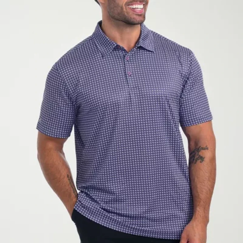 Antigua Tack Mens Regular Fit Short Sleeve Polo Shirt