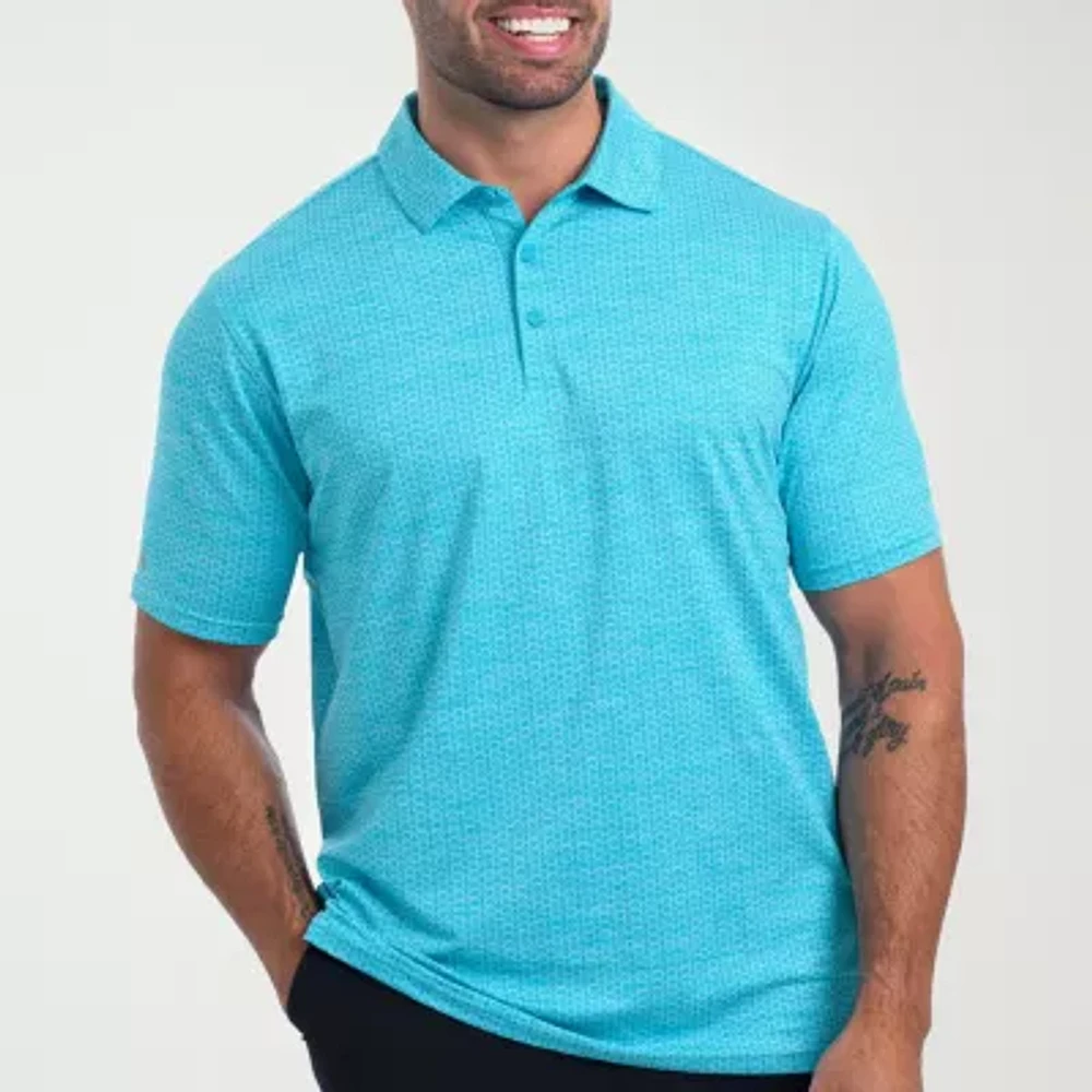 Antigua Sleet Mens Regular Fit Short Sleeve Polo Shirt