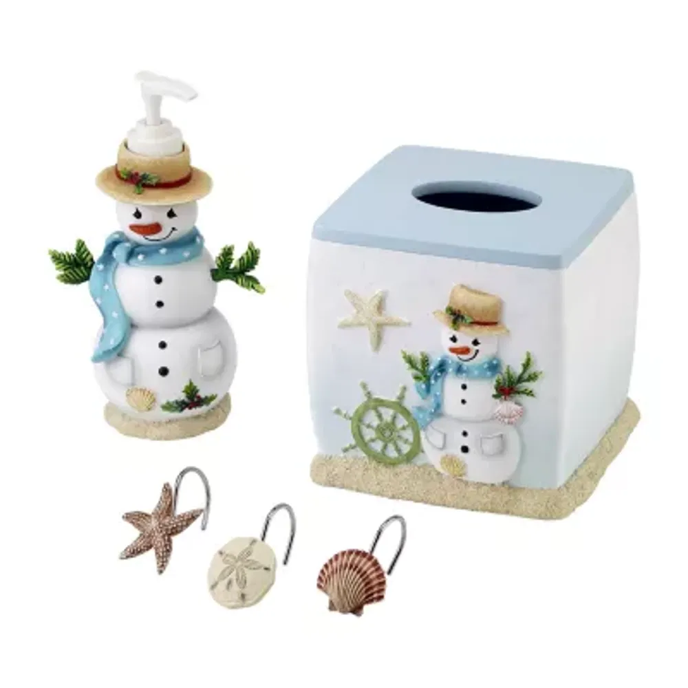 Avanti Coastal Snowman Soap Dispenser