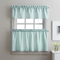 CHF Solid Twill 3-pc. Rod Pocket Window Tier