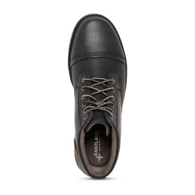 Eastland Mens El Patterson Flat Heel Lace Up Boots