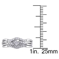 1/ CT.T.W. Natural Diamond 10K Gold Bridal Set