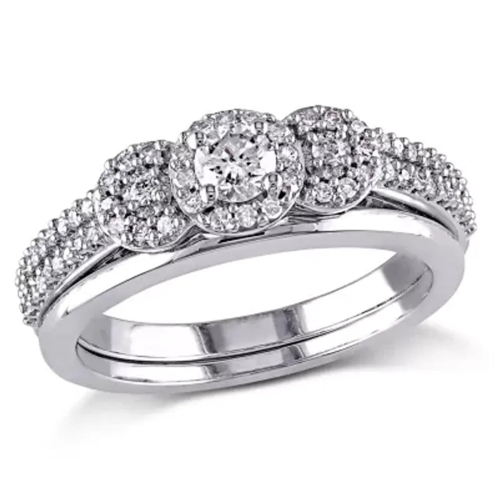 1/ CT.T.W. Natural Diamond 10K Gold Bridal Set