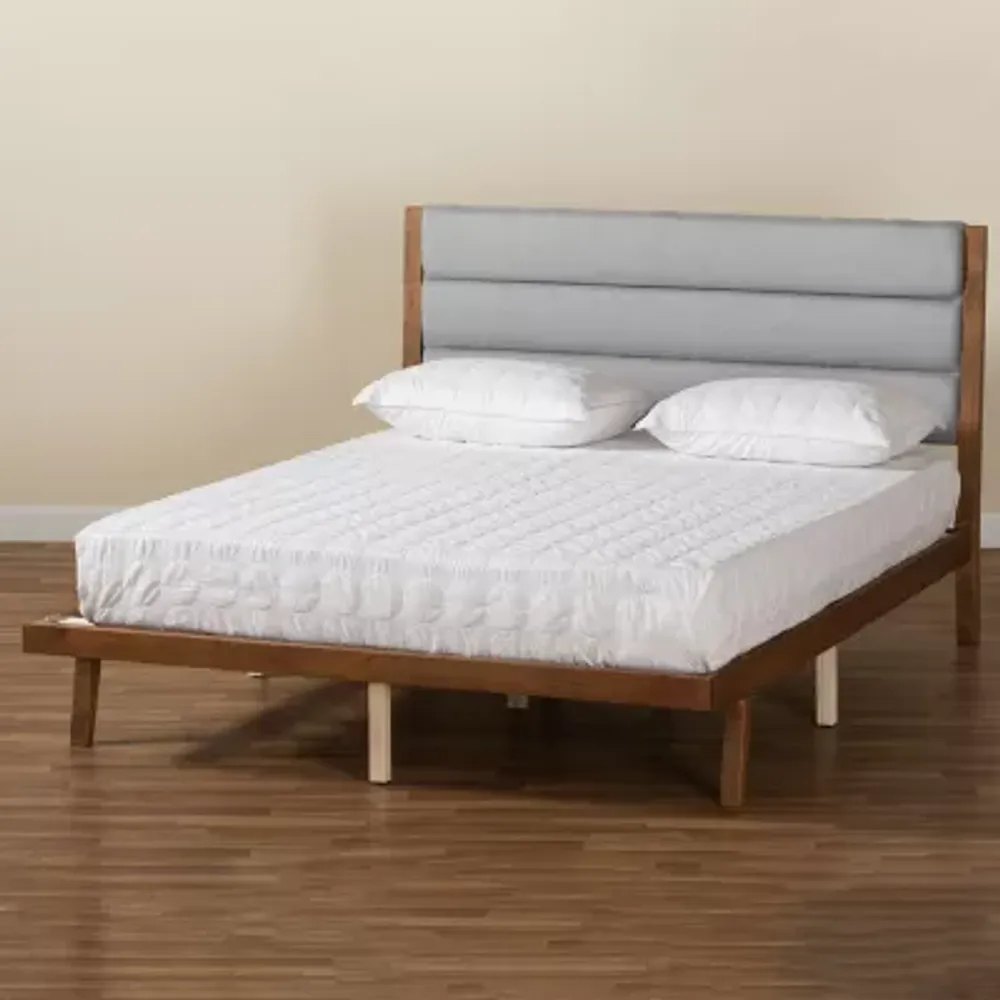 Jarlan Upholstered Rectangle Bed
