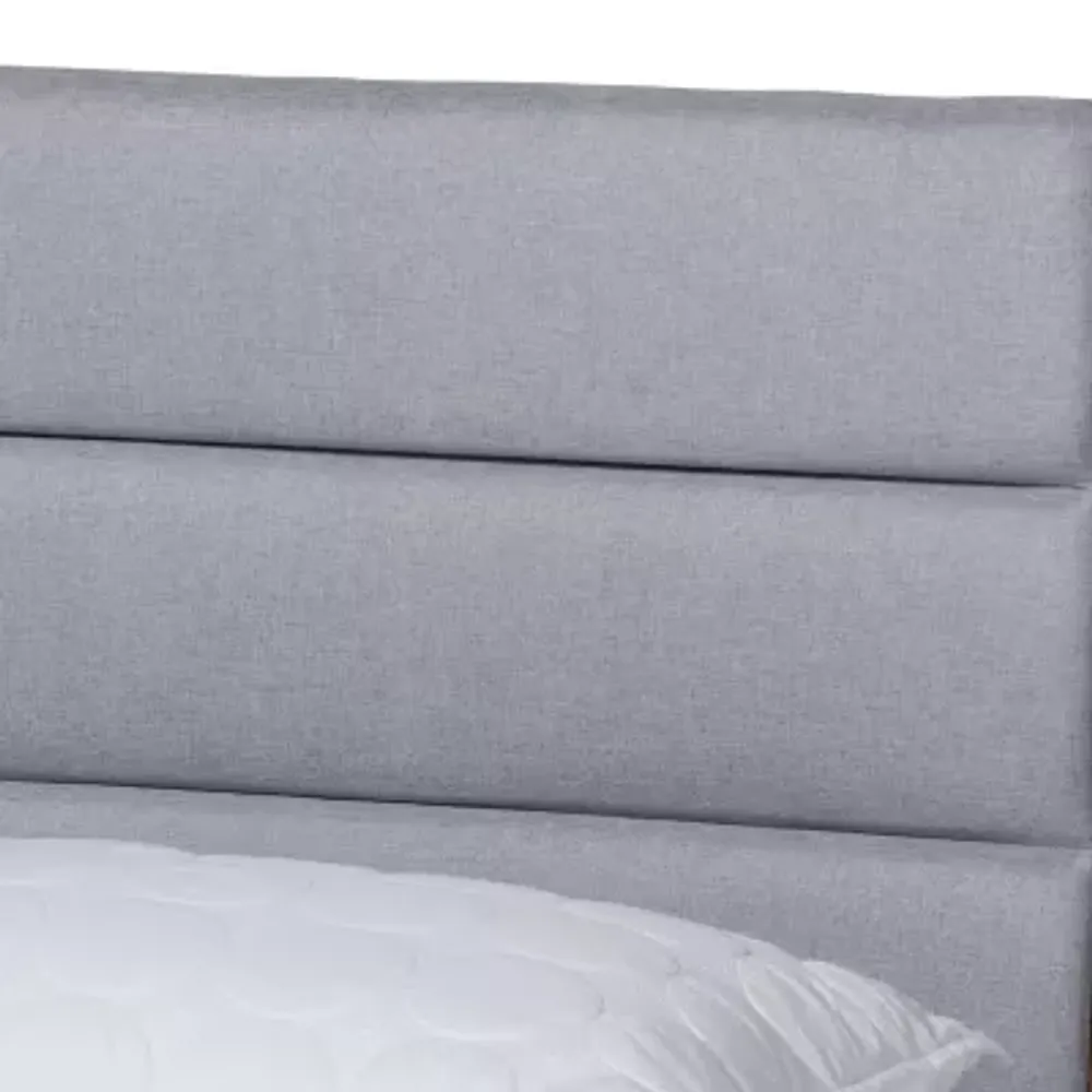 Jarlan Upholstered Rectangle Bed