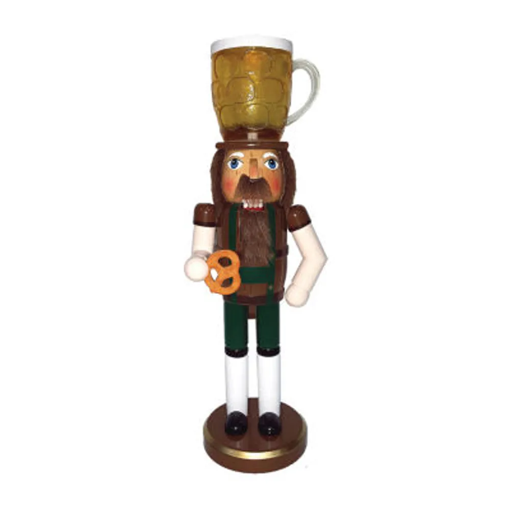 "14"" Beer And Pretzels""" Christmas Nutcracker