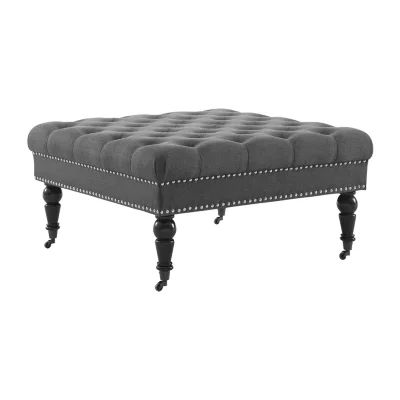 Isabelle Square Tufted Ottoman