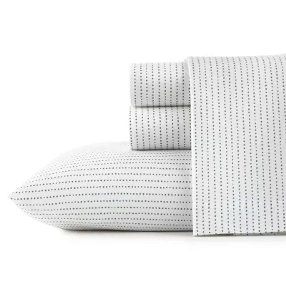City Scene Cotton Percale 200TC Easy Care Sheet Set