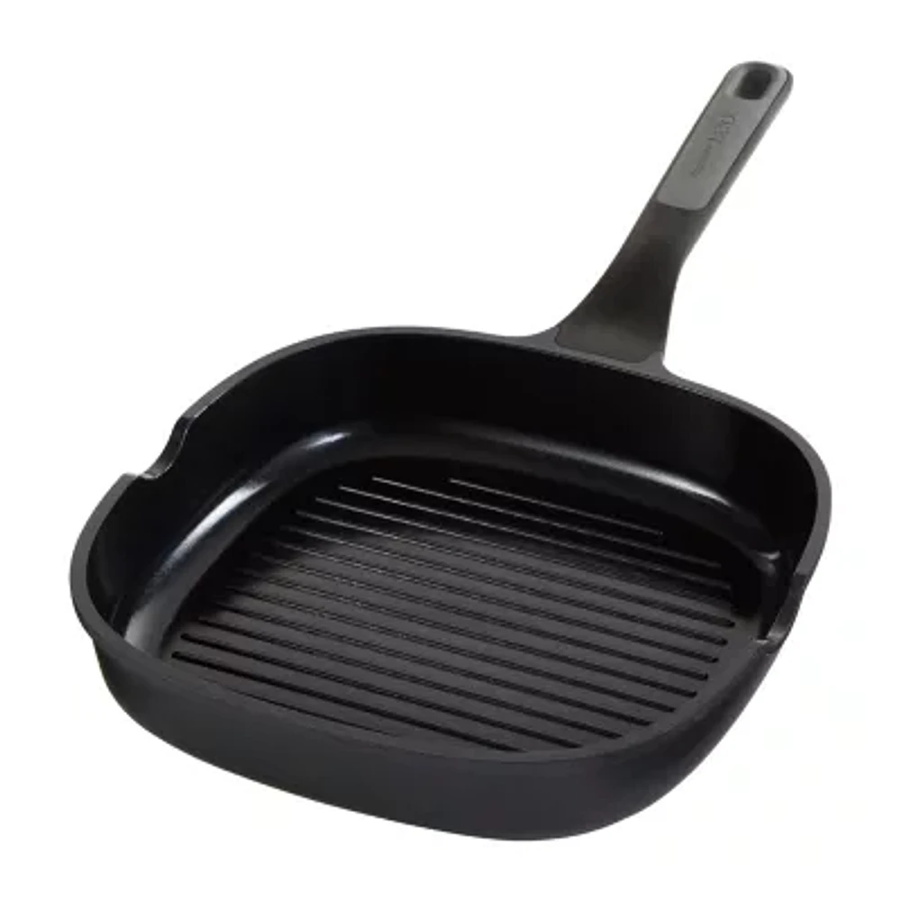 BergHOFF Leo Stone+ Ceramic Non-Stick 10.25" Grill Pan