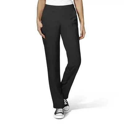 Wink® W123 Flat Front Cargo Pocket Womens Plus Tall Moisture Wicking Wrinkle Resistant Quick Dry Scrub Pant