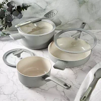 BergHOFF Balance Ceramic 4.6-qt. Stockpot with Glass Lid