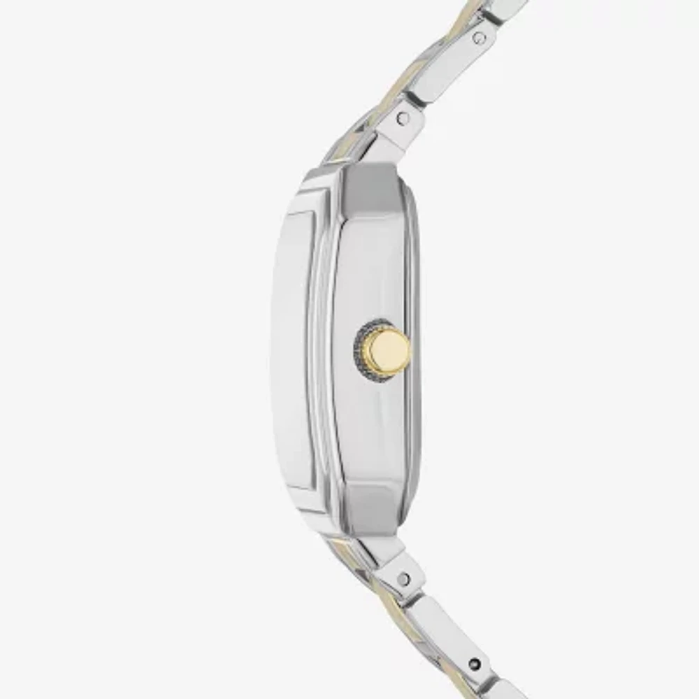 Geneva Womens Crystal Accent Two Tone Bracelet Watch Fmdjm299