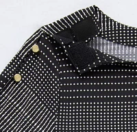 Liz Claiborne Womens Easy-on + Easy-off Round Neck Short Sleeve Adaptive Blouse