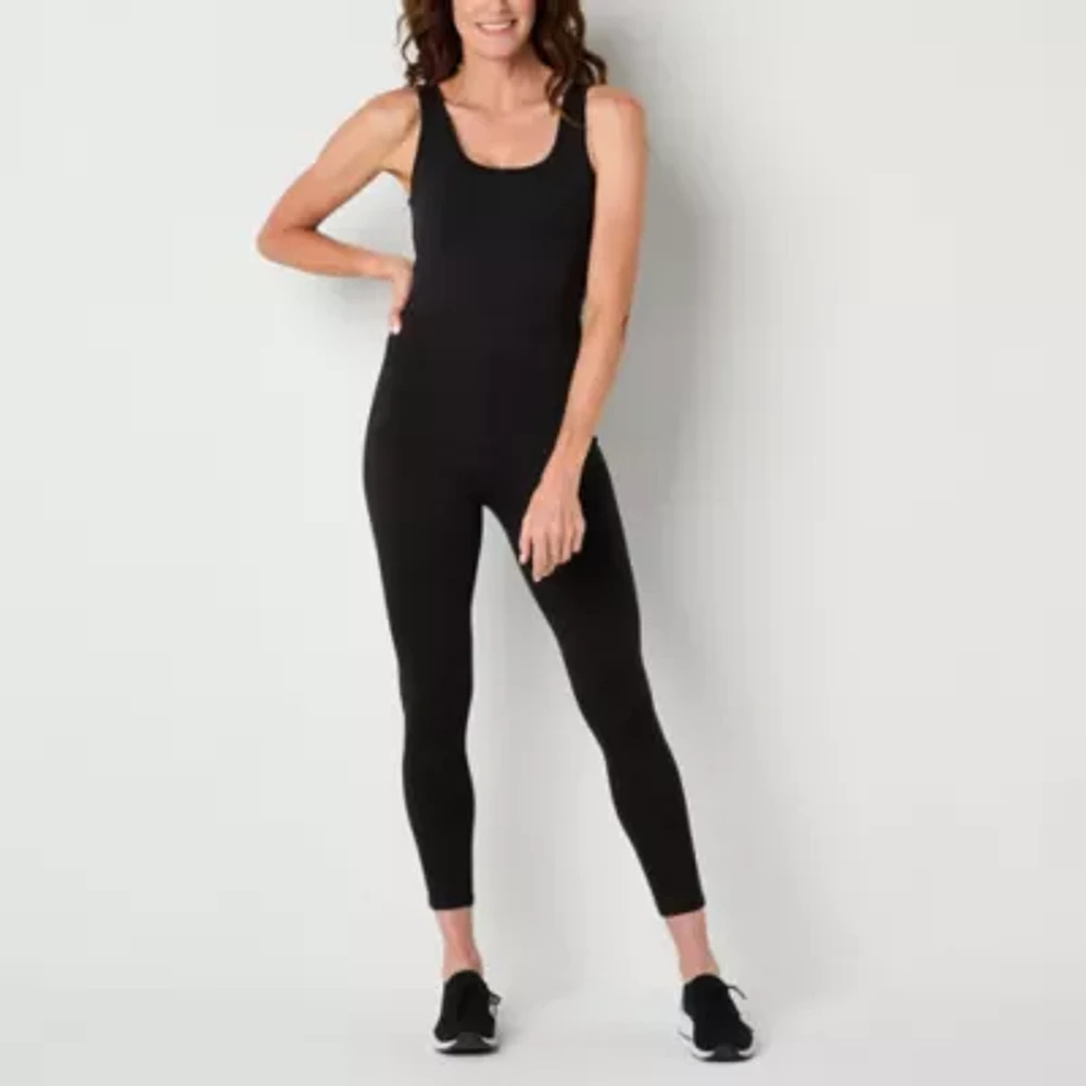 Xersion Womens Scoop Neck Sleeveless Active Bodysuit