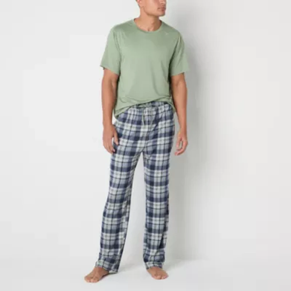 Ande Mens Crew Neck Short Sleeve 2-pc. Pajama Sets