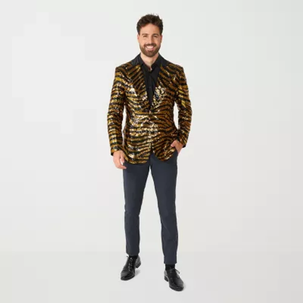 OppoSuits Mens Tiger Royale Blazer
