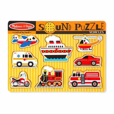 Melissa & Doug Vehicles Sound Puzzle