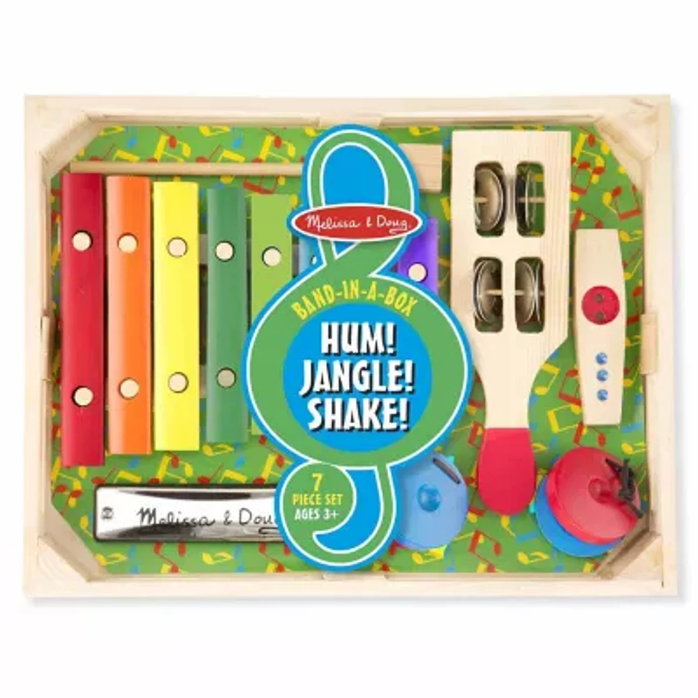 Melissa & Doug Band-In-A-Box Hum! Jangle! Shake! Musical Instrument
