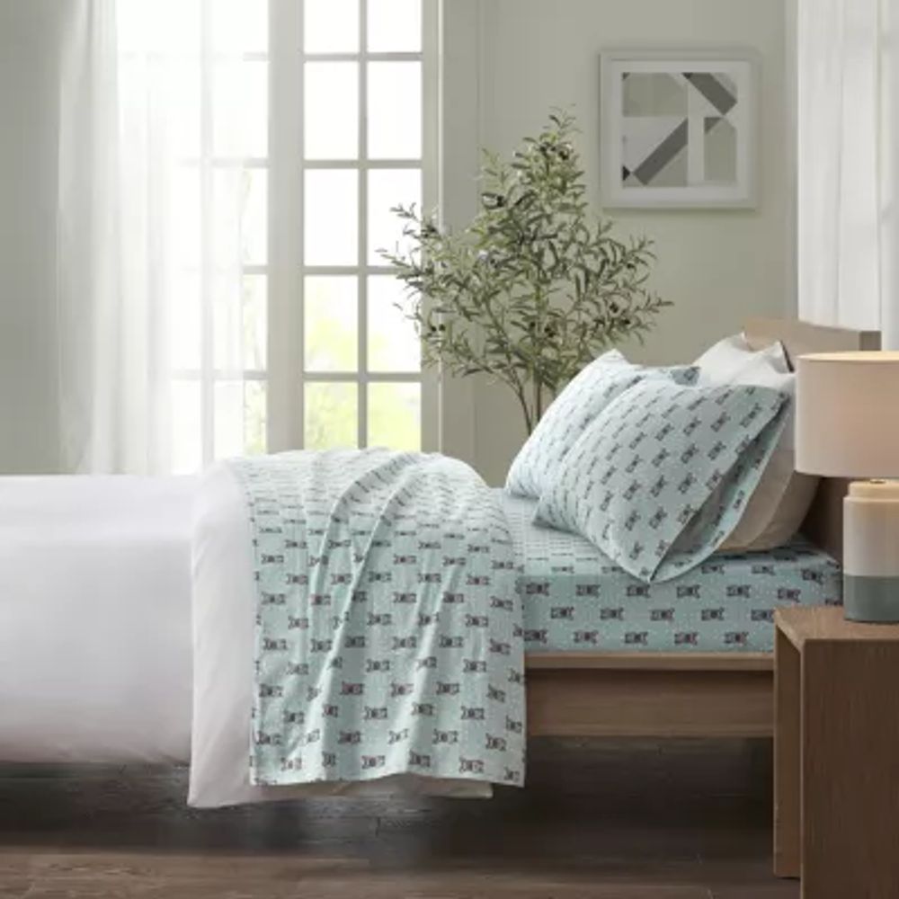 True North By Sleep Philosophy Cozy Flannel Cotton Sheet Set