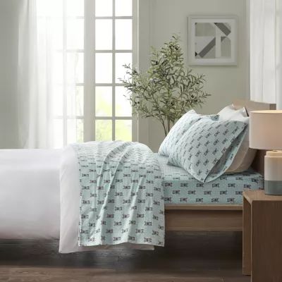 True North By Sleep Philosophy Cozy Flannel Cotton Sheet Set