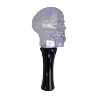 9'' LED Transparent Multi-Function Halloween Skull Light