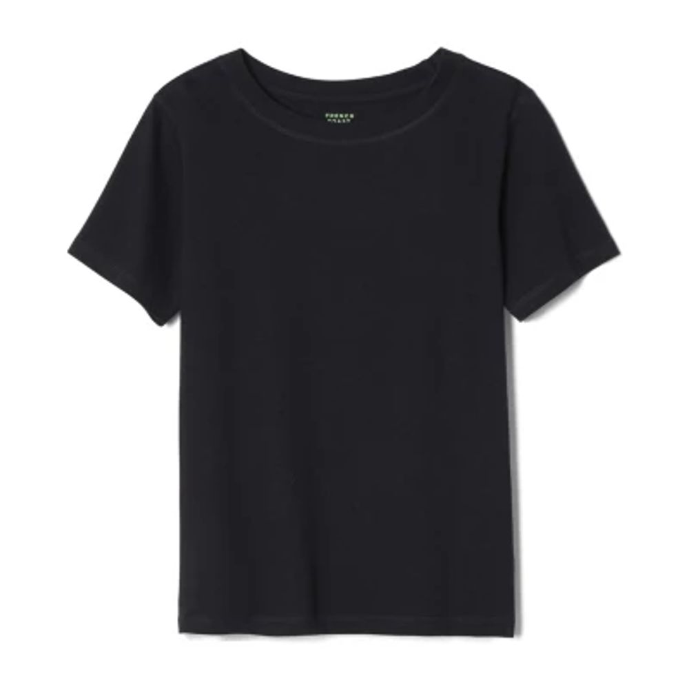 French Toast Little & Big Kid Unisex Easy-on + Easy-off Sensory Friendly Crew Neck Short Sleeve Adaptive T-Shirt