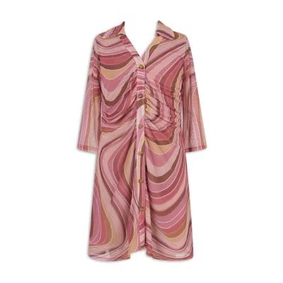 Speechless Big Kid Girls 3/4 Sleeve Fitted Sleeve A-Line Dress