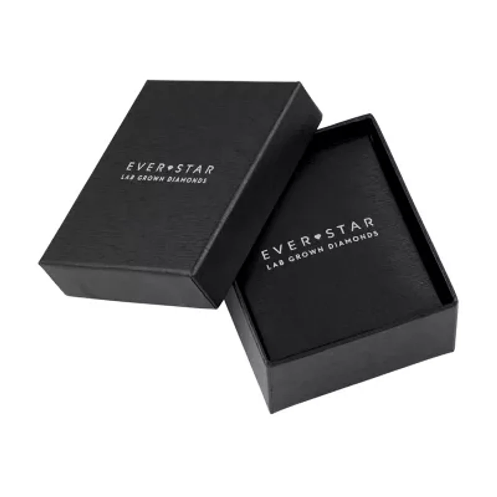 H-I / I1) Womens 1 CT. T.W. Lab Grown White Diamond 10K White Gold 21.9mm Hoop Earrings