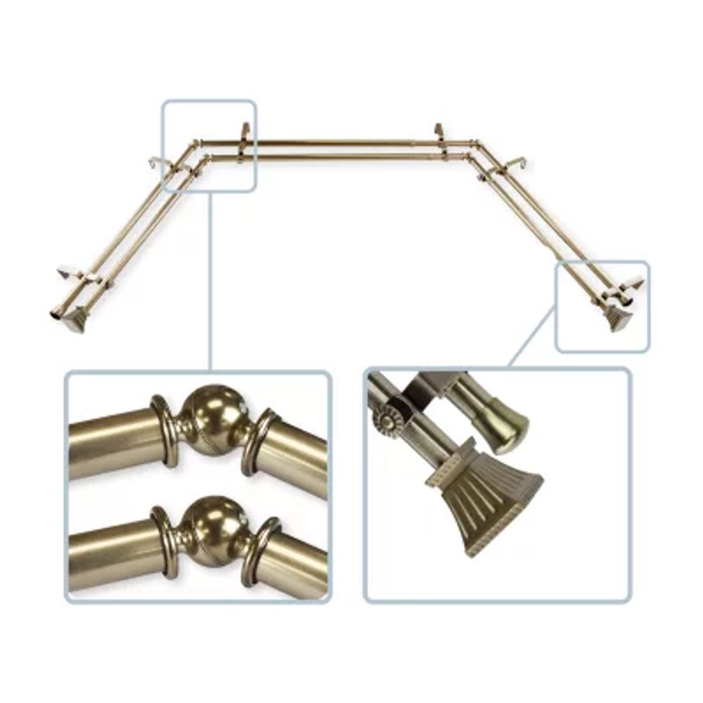 Rod Desyne Trumpet Bay Window