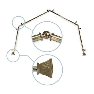Rod Desyne Trumpet 4-Sided Bay Window