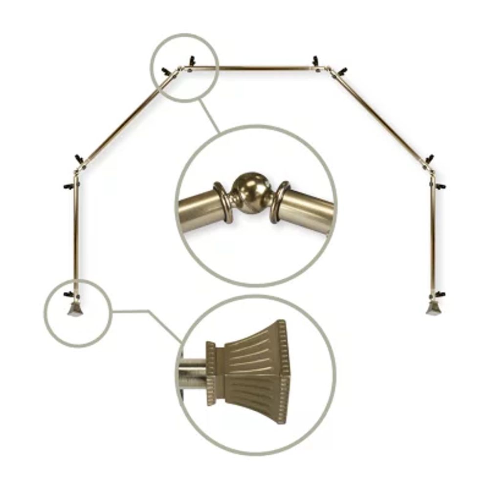 Rod Desyne Trumpet -Sided Bay Window