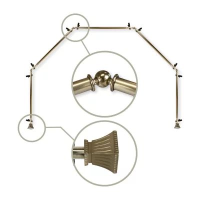 Rod Desyne Trumpet -Sided Bay Window