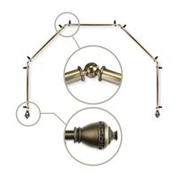 Rod Desyne Amelie 5-Sided Bay Window