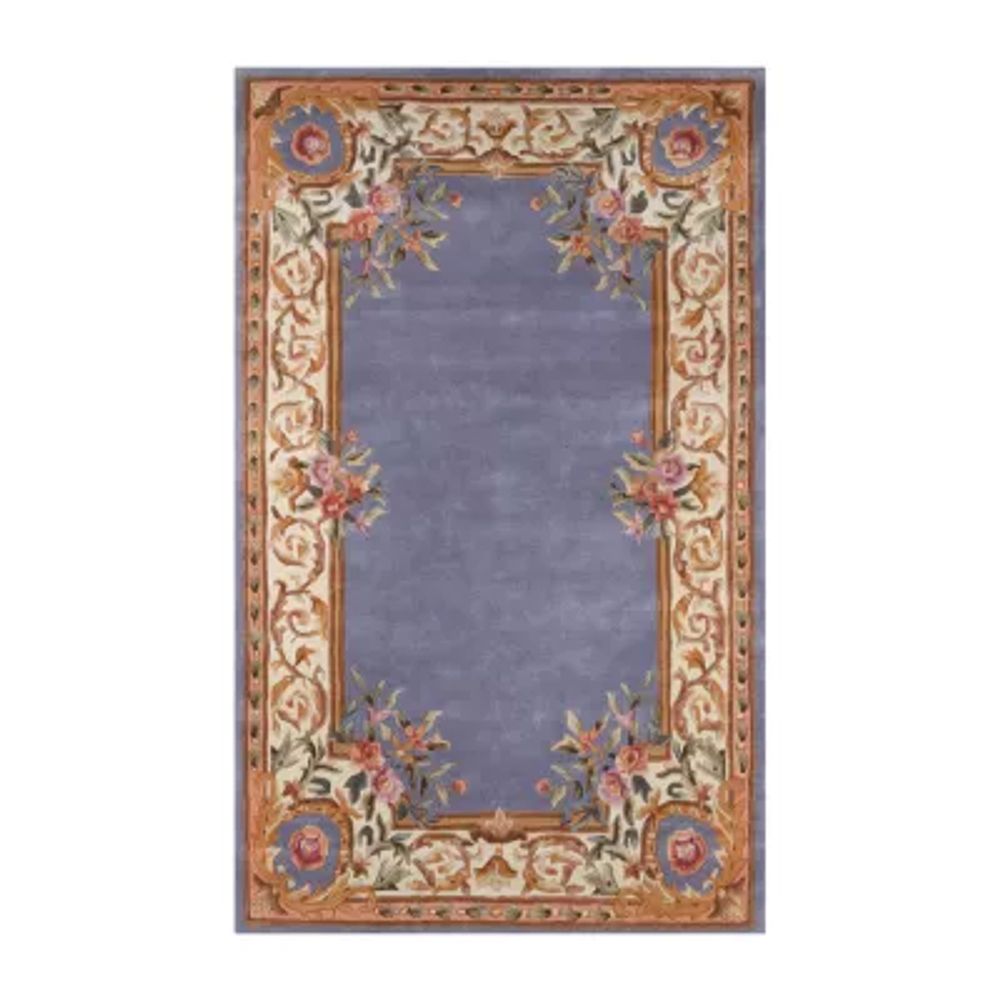 Momeni Open Fields Bordered Hand Tufted Indoor Rectangular Accent Rug