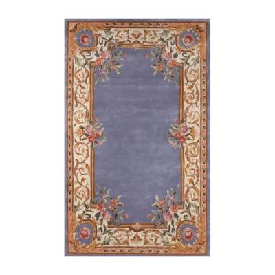 Momeni Open Fields Bordered Hand Tufted Indoor Rectangular Accent Rug