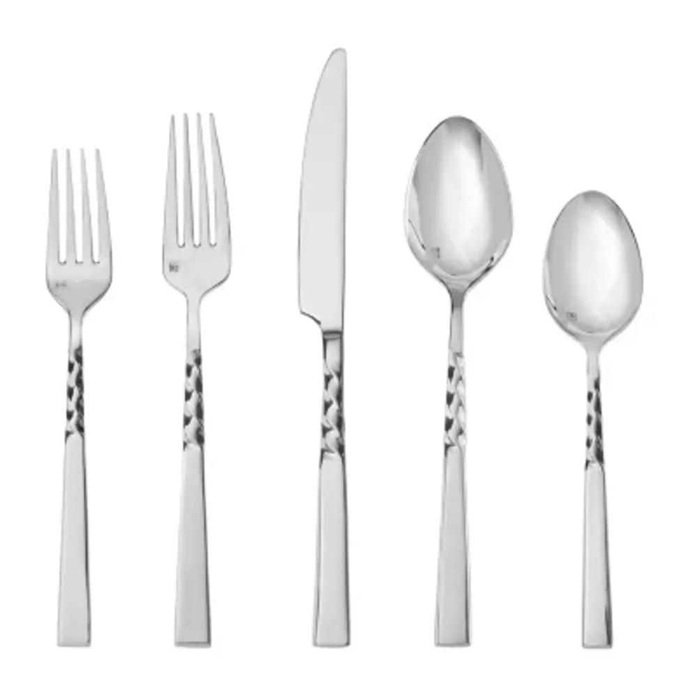 Fortessa Wrought 20-pc. 18/10 Stainless Steel Flateware Set